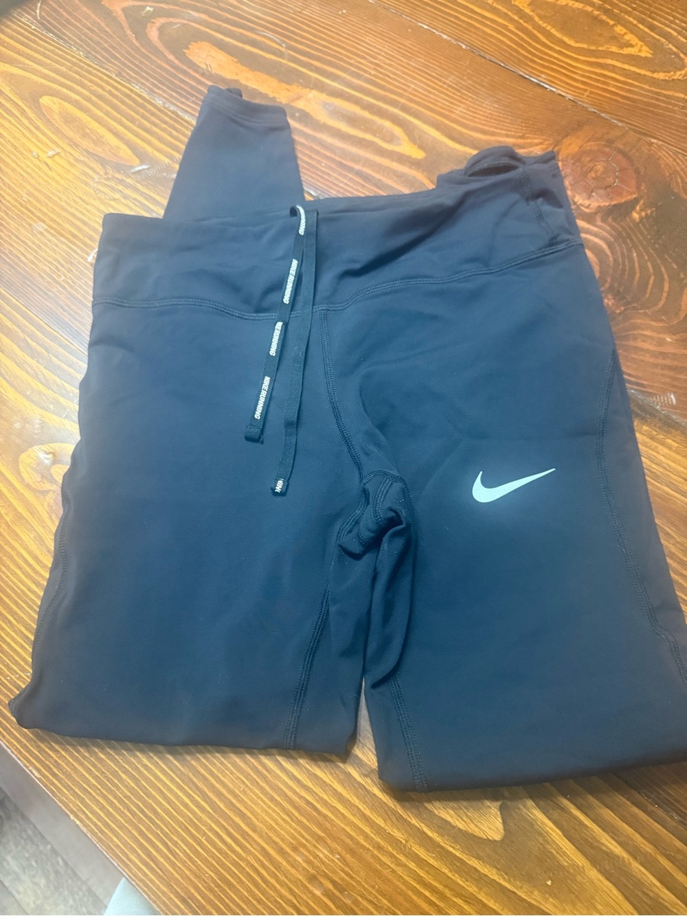 Nike Black Kids' Joggers with White Swoosh